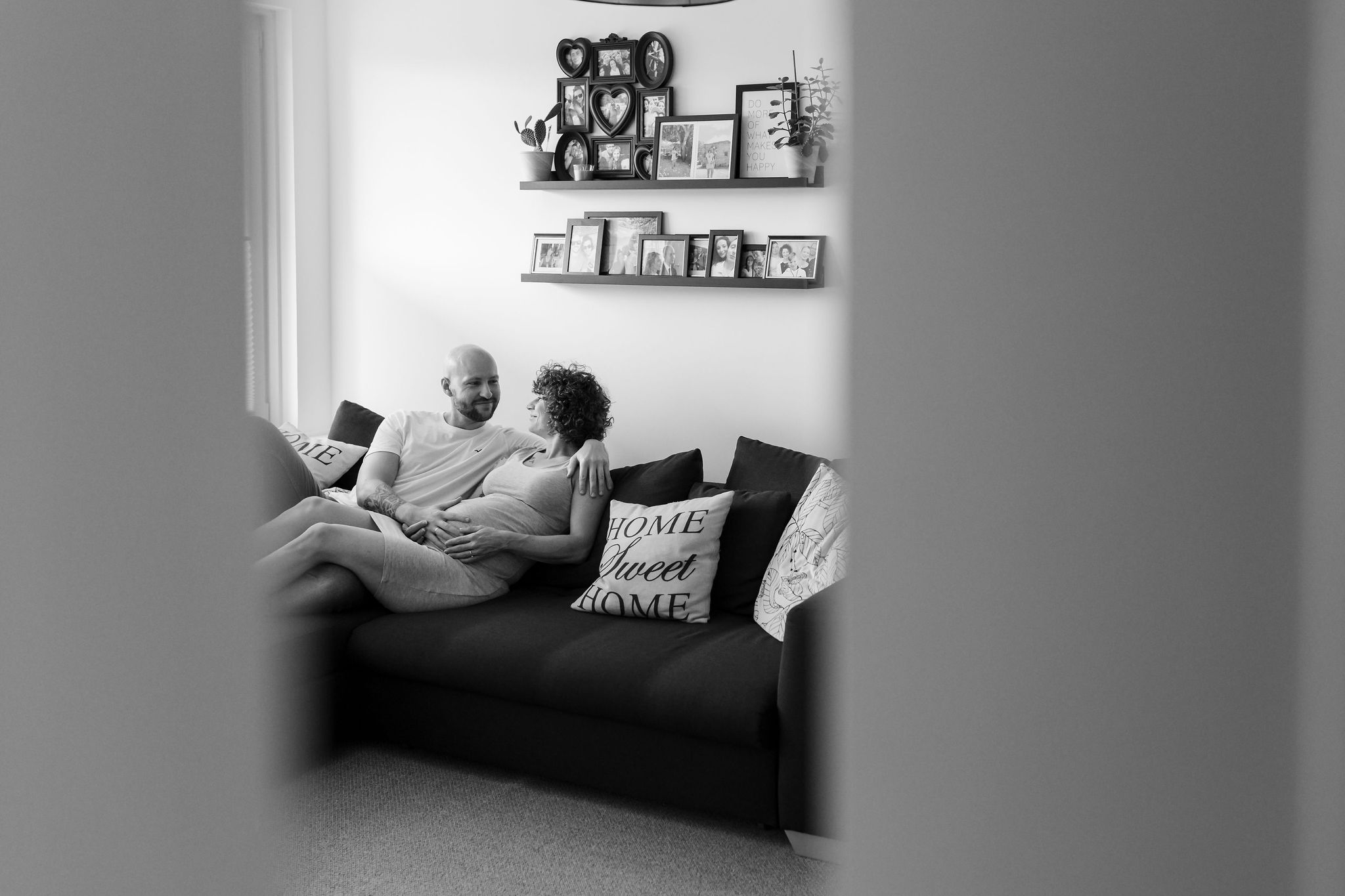 Homestory mit Baby - Mama mit Baby Zuhause